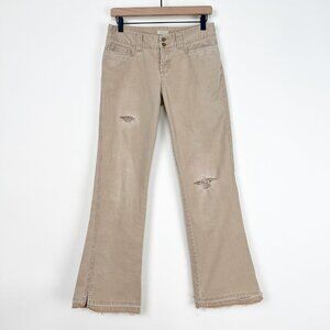 Vintage Y2K Abercrombie and Fitch Low Rise Denim Jean Pants Flare Leg Boot Cut